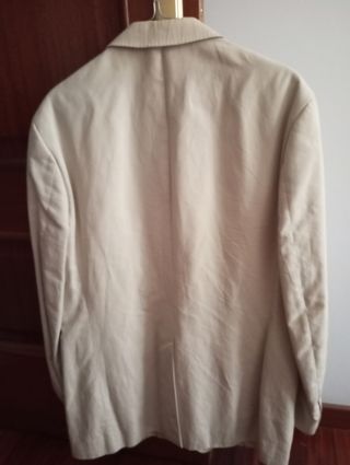 Americana beige hombre