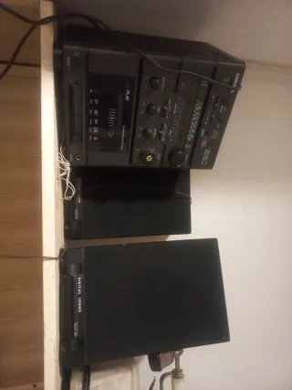 Equipo de música Anson negro