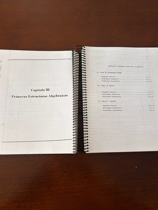 Encuadernación de problemas de álgebra ingeniería