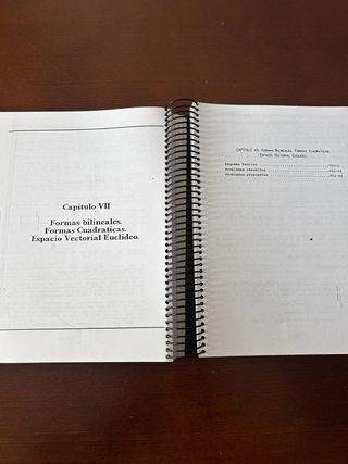 Encuadernación de problemas de álgebra ingeniería