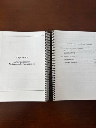 Encuadernación de problemas de álgebra ingeniería