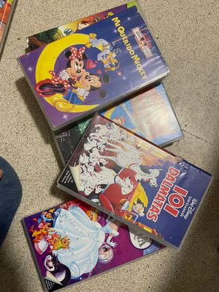 Películas VHS Rugrats y Cenicienta