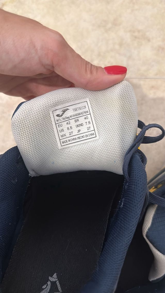 Zapatillas pádel Joma Set amarillas