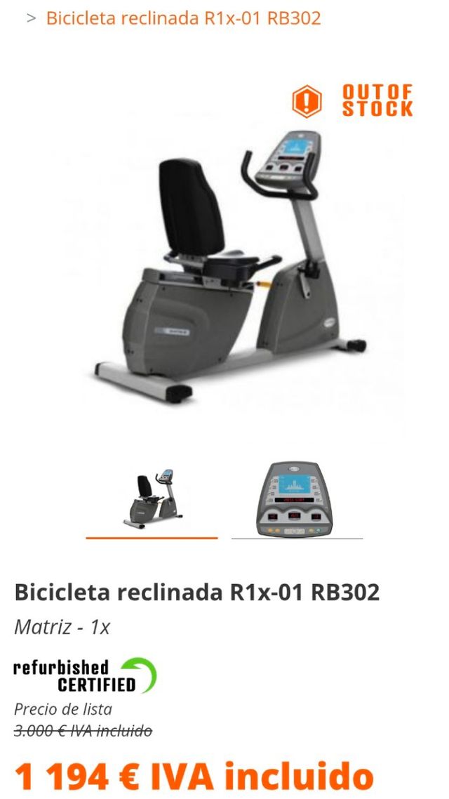 Bicicleta Estática Matrix R1X