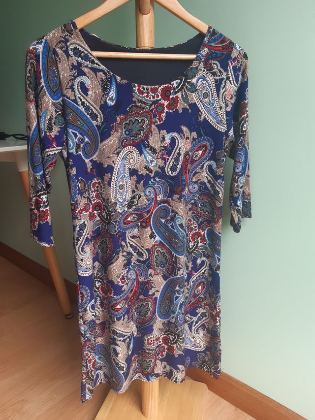 Vestido estampado paisley