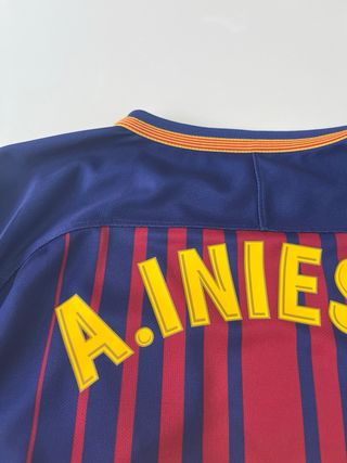 Camiseta original FC Barcelona 2017 2018 Iniesta 8