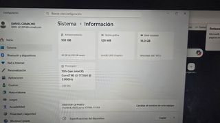 Portátil ASUS i3 16GB RAM 980GB SSD Gris