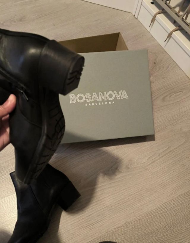 Botines de piel BOSANOVA talla 35