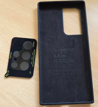 2 custodie + 2 protezioni Samsung S22 Ultra Gel