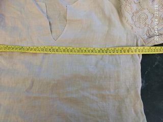 Camicia in lino donna beige