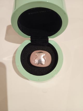 2 Anillos Tous Rosa y Plata