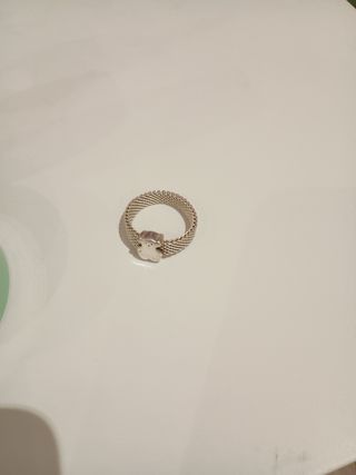 2 Anillos Tous Rosa y Plata