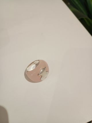 2 Anillos Tous Rosa y Plata