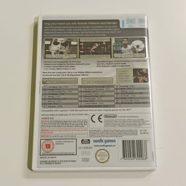 We Sing Robbie Williams Wii