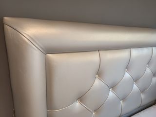 Cabecero Polipiel Gris 150cm.