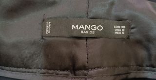 Pantalón pinza Mango Talla M.