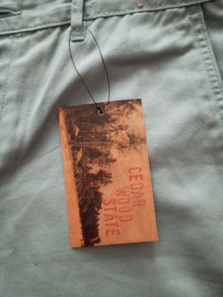 Pantalón corto hombre verde talla M