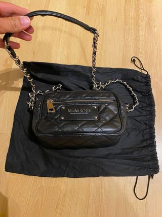 Bolso Bimba y Lola negro asa larga
