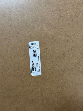 Mesa de escritorio negra Ikea