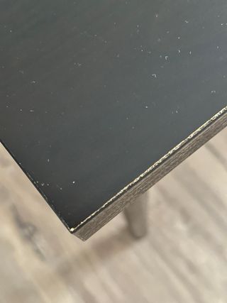 Mesa de escritorio negra Ikea