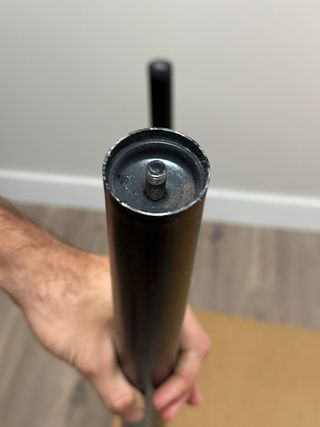 Mesa de escritorio negra Ikea