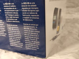 Estación de soldadura nueva