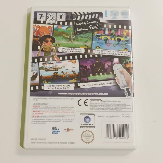 Lote 3 Juegos Wii: Game Party, Movie Studios Party