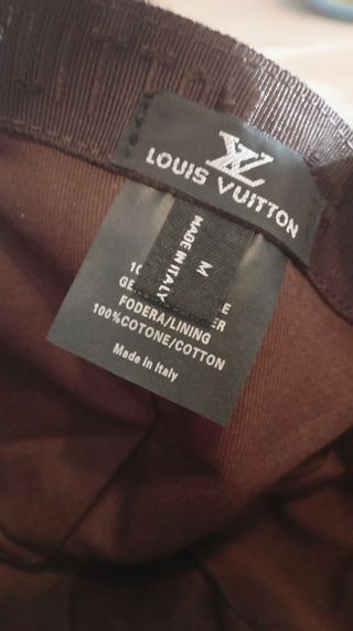Gorra Louis Vuitton Negra y Marrón