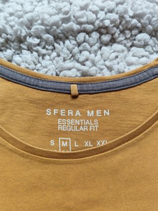 Camiseta Sfera Hombre Amarilla