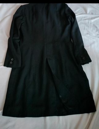 Abrigo/Levita Zara Negro Colección
