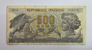 500 Lire Aretusa 1967 Italia