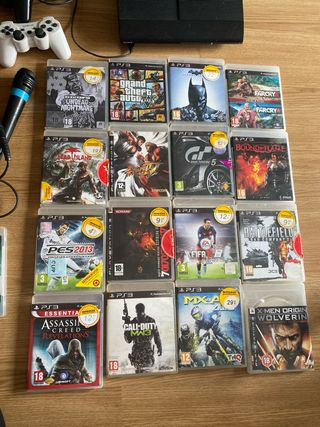 Consola PlayStation 3 PS3 Negra