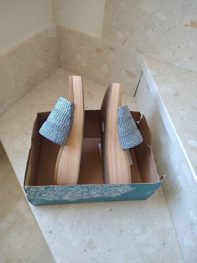 Chanclas Skechers Cali Talla 41 Nuevas