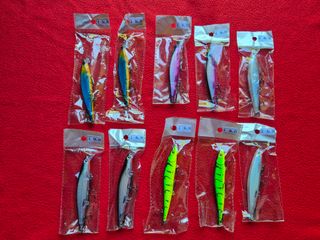 Lote 10 señuelos de pesca NUEVOS