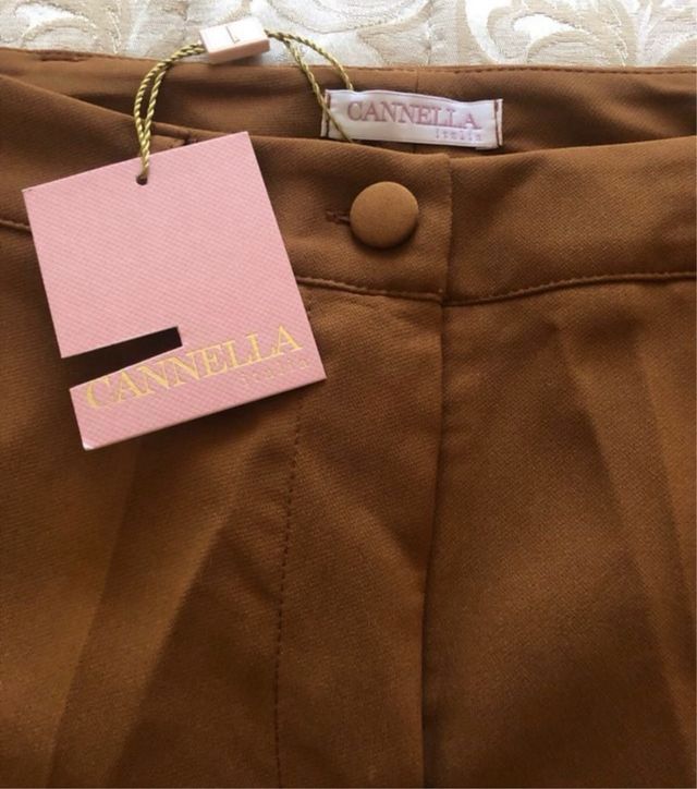 Pantaloni donna Cannella