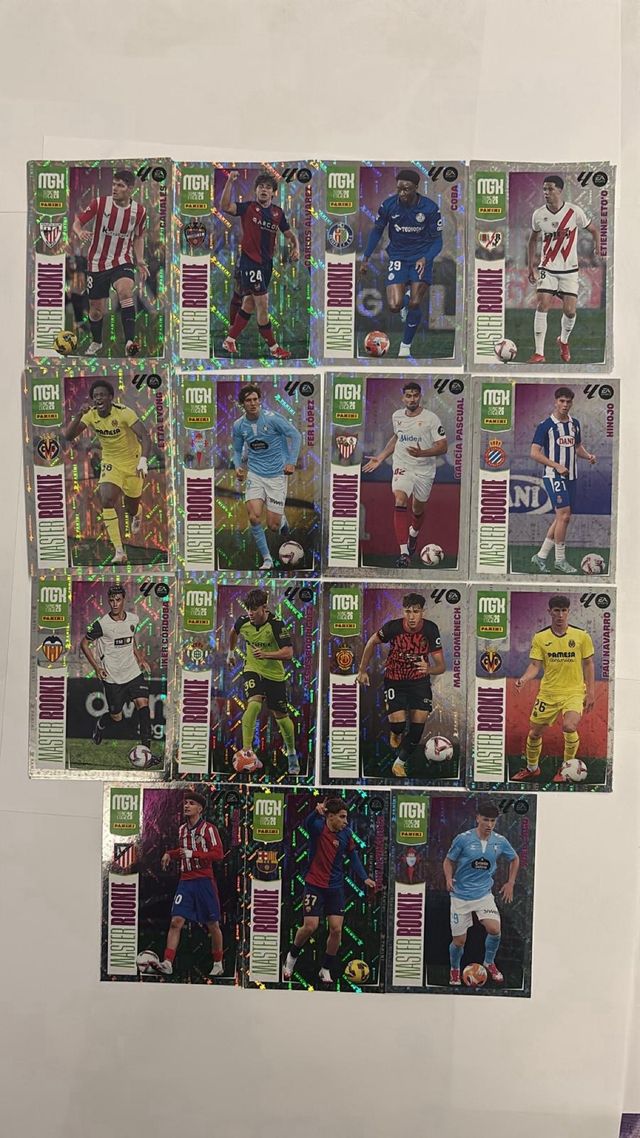 Cartas de fútbol Panini 25/26 Intercambios