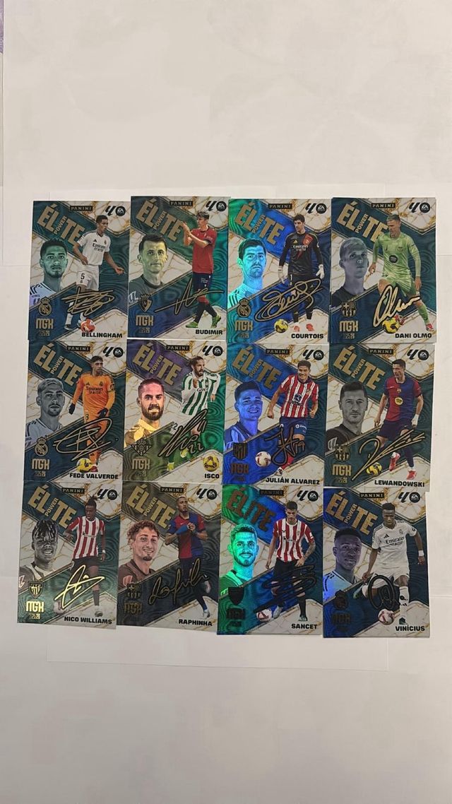 Cartas de fútbol Panini 25/26 Intercambios