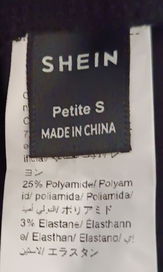 Pantalón acampanado Shein Talla S.