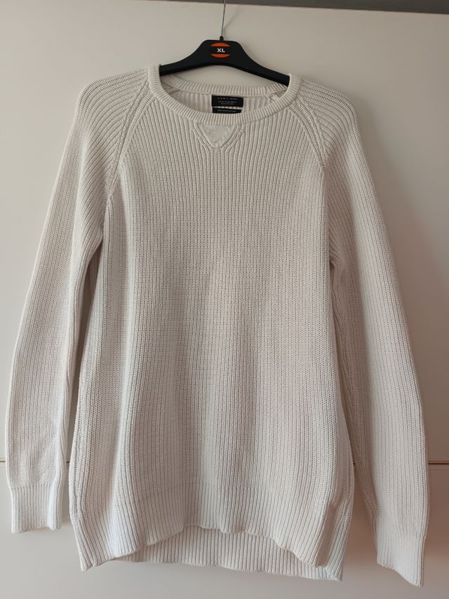 Jersey Zara Man 100% Algodón Fino Talla M