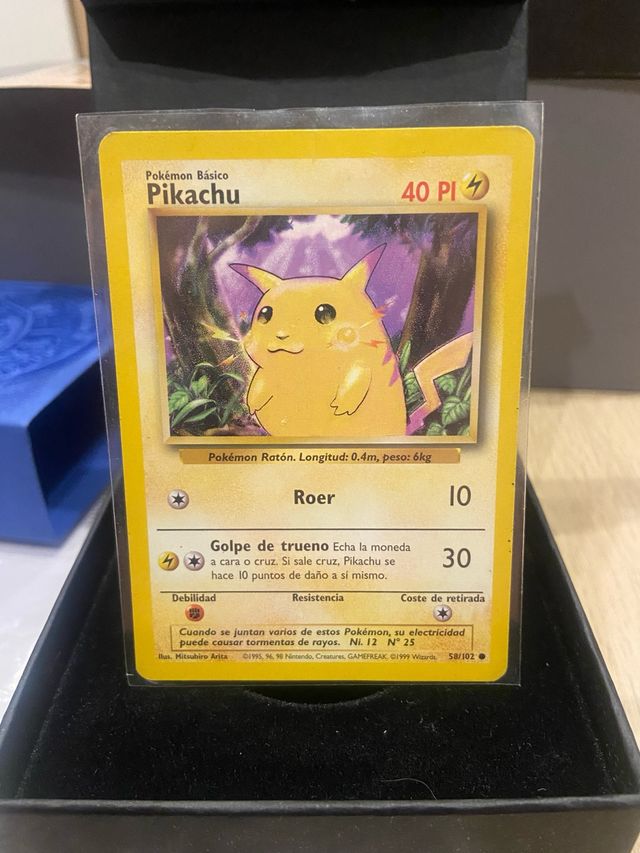 Carta Pokémon Pikachu Base Set 1999