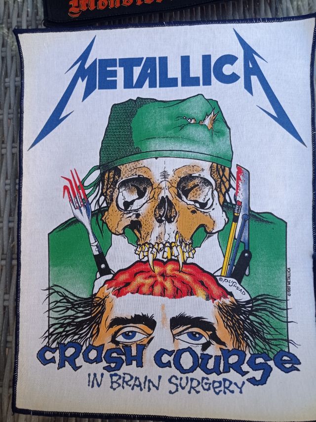 Parche Metallica Crash Course Vintage