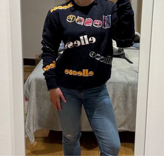 Sudadera Ellesse Negra Multicolor