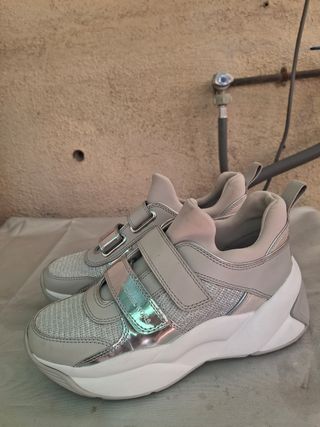 Bambas Michael Kors plateadas