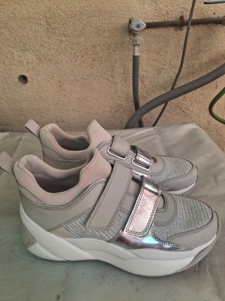 Bambas Michael Kors plateadas