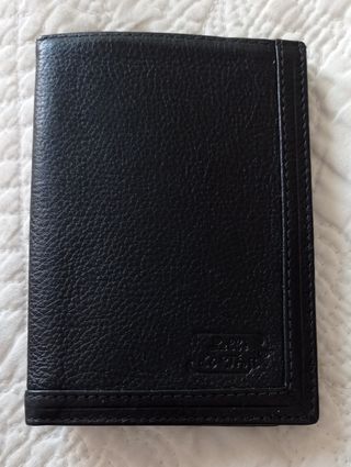 Cartera de piel para hombre