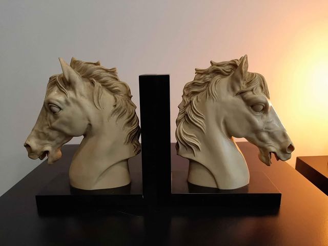 Suportes para livros Vintage Cabeça de Cavalo