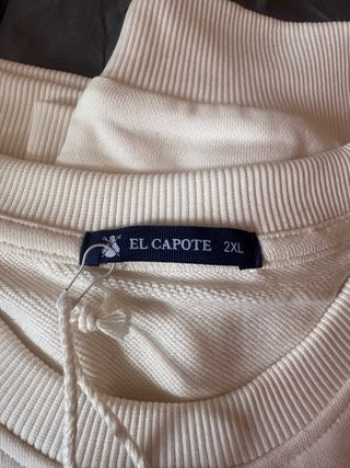 Sudadera El Capote Beige Talla XXL