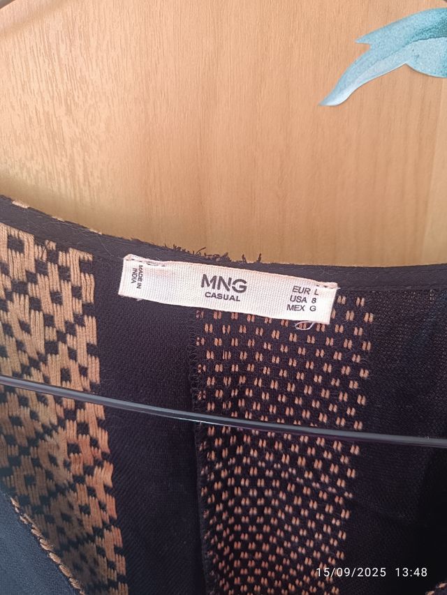 Vestido Mango Talla L Rayas