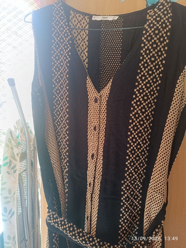 Vestido Mango Talla L Rayas