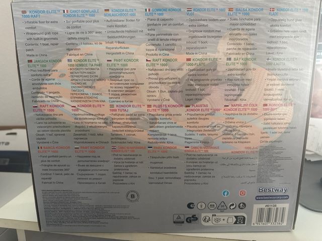 Balsa Hinchable Bestway 1.62m NUEVA